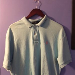 Light Blue Ralph Lauren Men’s Cotton Polo